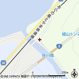 富山県下新川郡朝日町元屋敷1654周辺の地図