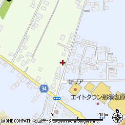 栃木県那須塩原市東豊浦1089周辺の地図