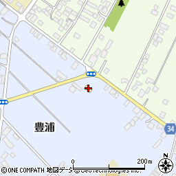 ファミリーマート那須塩原豊浦店周辺の地図