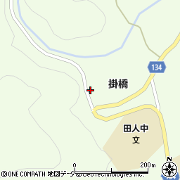 福島県いわき市田人町黒田掛橋19周辺の地図