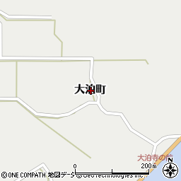 石川県七尾市大泊町周辺の地図