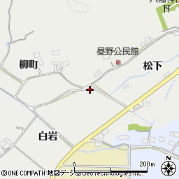 福島県いわき市渡辺町昼野周辺の地図
