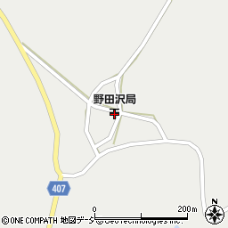 野田沢郵便局 ＡＴＭ周辺の地図