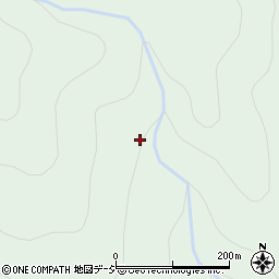 二バンテ沢周辺の地図