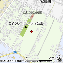 栃木県那須塩原市東豊浦周辺の地図