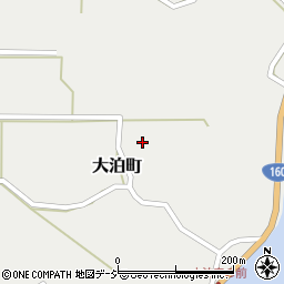 石川県七尾市大泊町子周辺の地図