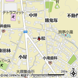 福島県いわき市小名浜大原一本松周辺の地図