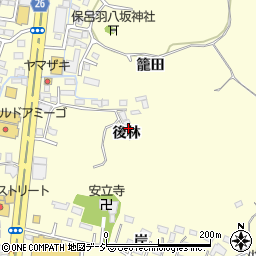 福島県いわき市小名浜岡小名後林周辺の地図