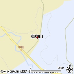 福島県いわき市遠野町滝東中山周辺の地図