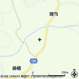 福島県いわき市田人町黒田掛橋52周辺の地図