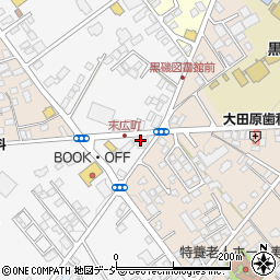 牛角黒磯店周辺の地図