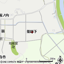 福島県いわき市泉町本谷薬師下周辺の地図