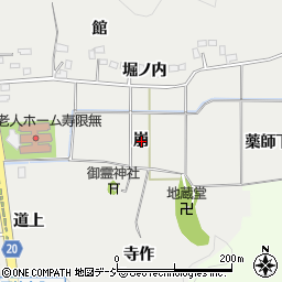 福島県いわき市泉町本谷崩周辺の地図