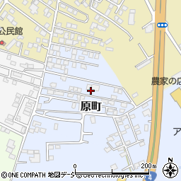 栃木県那須塩原市原町周辺の地図