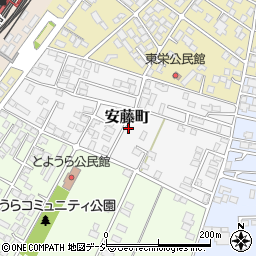 栃木県那須塩原市安藤町周辺の地図