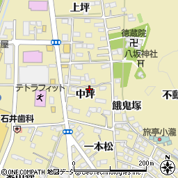 福島県いわき市小名浜大原（中坪）周辺の地図
