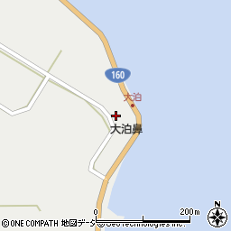 石川県七尾市大泊町ユ2-1周辺の地図