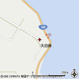 石川県七尾市大泊町ユ33-2周辺の地図