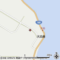 石川県七尾市大泊町ユ13周辺の地図