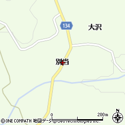 福島県いわき市田人町黒田別当周辺の地図