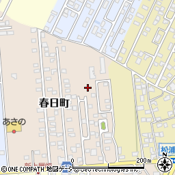 栃木県那須塩原市春日町周辺の地図