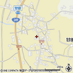 石川県羽咋郡志賀町甘田ロ周辺の地図