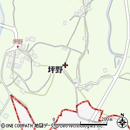 石川県羽咋郡志賀町坪野ト周辺の地図