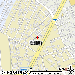 栃木県那須塩原市松浦町周辺の地図