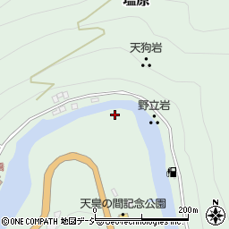 栃木県那須塩原市塩原周辺の地図