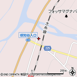 姫川自動車周辺の地図