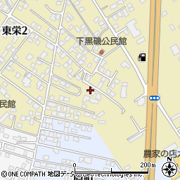 栃木県那須塩原市黒磯734周辺の地図