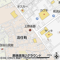 上野楽器周辺の地図