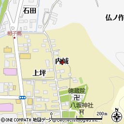 福島県いわき市小名浜大原内城周辺の地図