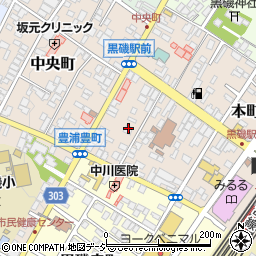栃木県那須塩原市本町周辺の地図