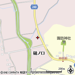 福島県いわき市渡辺町上釜戸樋ノ口周辺の地図