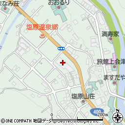 塩原温泉八汐荘周辺の地図