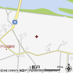 栃木県那須塩原市折戸周辺の地図