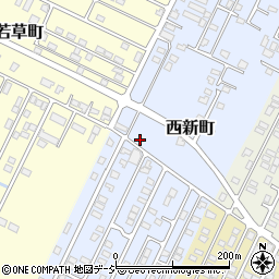 栃木県那須塩原市西新町117-122周辺の地図