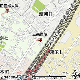 栃木県那須塩原市宮町1-9周辺の地図