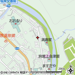 湯津上屋周辺の地図