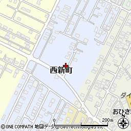 栃木県那須塩原市西新町117-554周辺の地図