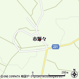 新潟県糸魚川市市野々周辺の地図