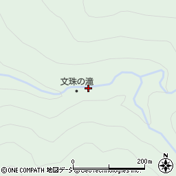 文珠の滝周辺の地図