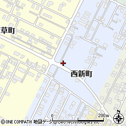 栃木県那須塩原市西新町117-130周辺の地図