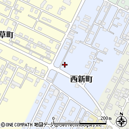 栃木県那須塩原市西新町117-132周辺の地図