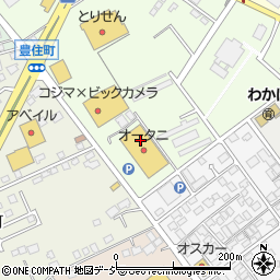 株式会社オータニ　黒磯店周辺の地図