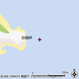 合磯岬周辺の地図