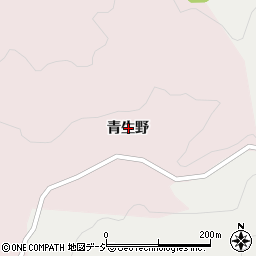 福島県東白川郡鮫川村渡瀬青生野周辺の地図