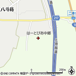 中郷地区公民館周辺の地図