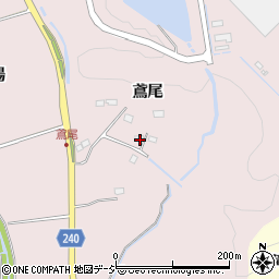 福島県いわき市渡辺町上釜戸鳶尾周辺の地図